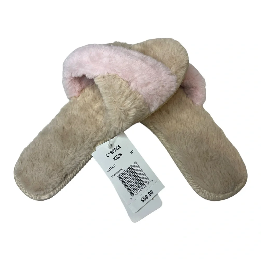 L*SPACE Cloud Slippers Size M/L - Picture 3 of 5